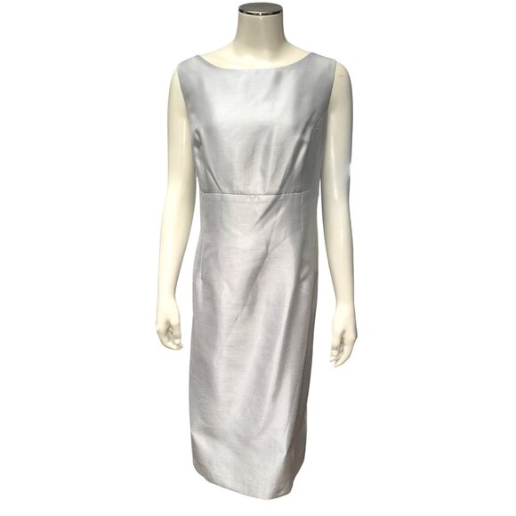 Evan Picone Size 12 n 14 Silver Dress Jacket Set Vintage Inspired Formal Classic - Picture 8 of 16